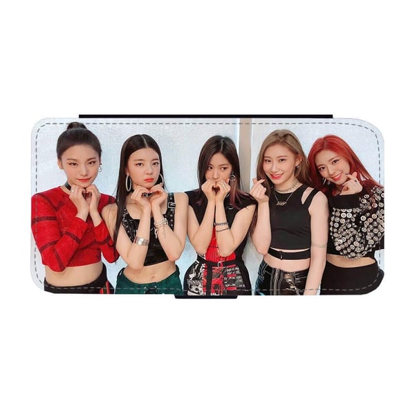 K-Pop ITZY Samsung Galaxy S9, flipdeksel med unikt motiv, mobiletui med stativfunksjon