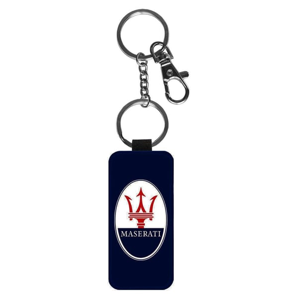 Nøkkelring: Maserati, stilrent anheng med levende og unikt design