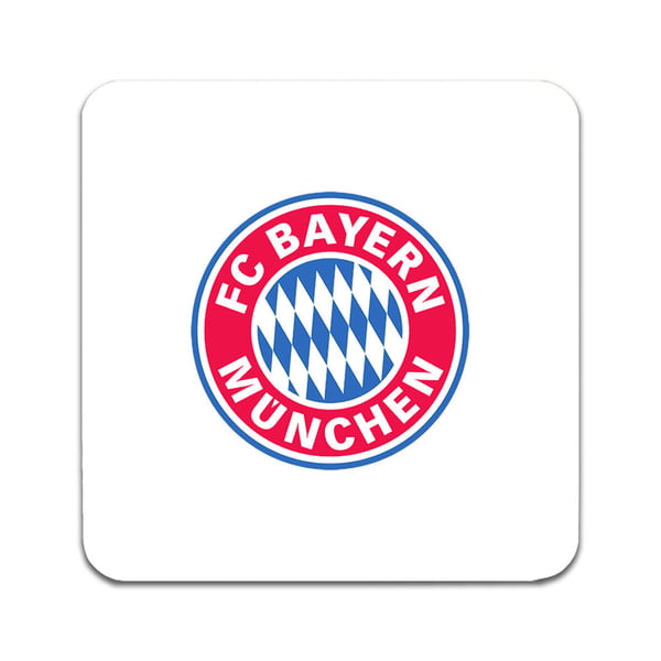 Lasinaluset (2 kpl): Bayern Munchen, tyylikkäät aluset uniikeilla ja eloisilla kuvioilla