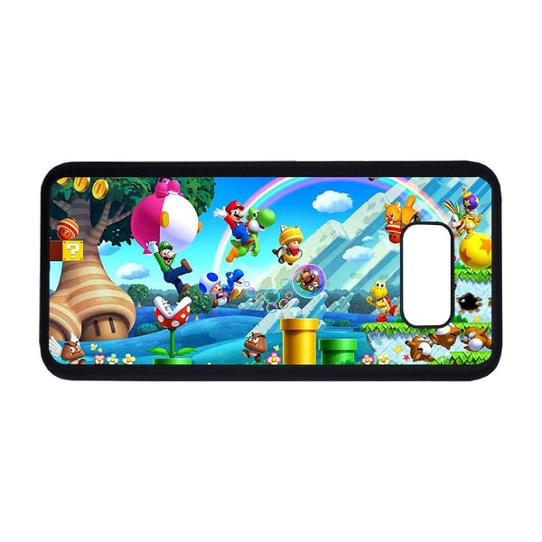 Til Samsung Galaxy S8+: Super Mario Bros, mobildeksel med unikt motiv, beskyttende cover