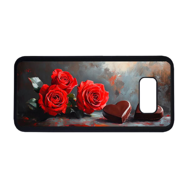 Til Samsung Galaxy S8: Valentinsdag Oljemaleri, mobildeksel med unikt motiv, beskyttende cover