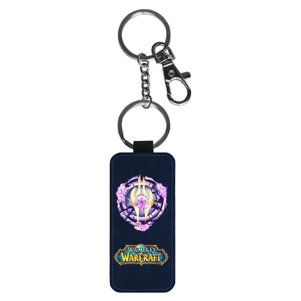 Nyckelring: World of Warcraft Draenei, stilrent hängsmycke med livfull och unikt design