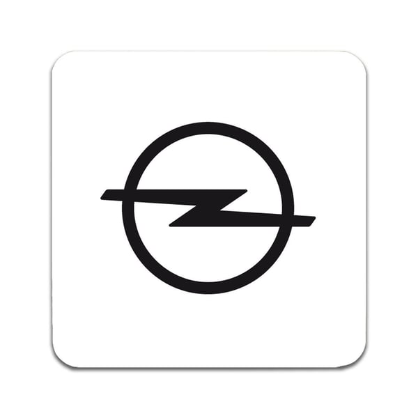 Glassunderlag (2-pakning): Opel, stilrene underlag med unike og livlige motiver
