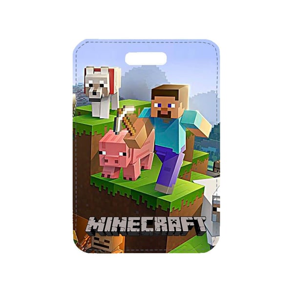 Taskevedhæng: Spel Minecraft, stilrent taskepynt med levende og unikt design, perfekt til håndtasken eller rygsækken