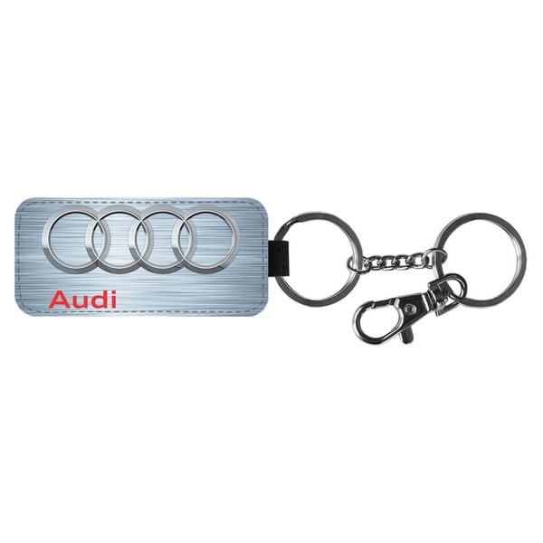 Avaimenperä: Audi 2009 Logo, tyylikäs riipus, jossa on eloisa ja uniikki kuvio