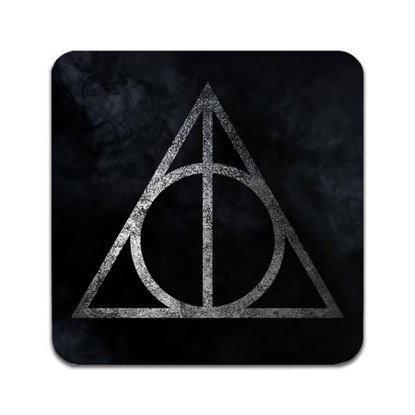 Glassunderlag (4-pakning): Harry Potter, stilrene underlag med unike og livlige motiver
