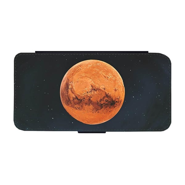 Planet Mars, flipdeksel med unikt motiv, mobiletui med stativfunksjon Til Samsung Galaxy S9