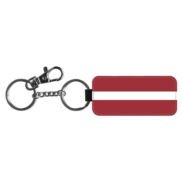 Avaimenperä: Flag of Latvia -Latvia Flag, tyylikäs riipus, jossa on eloisa ja uniikki kuvio Avaimenperä: Flag of Latvia -Latvia Flag, tyylikäs riipus, jossa on eloisa ja uniikki kuvio