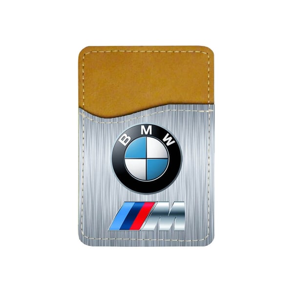 Selvklebende kortholder til mobil (Universell): BMW, kortlomme med levende og unikt design til telefonen