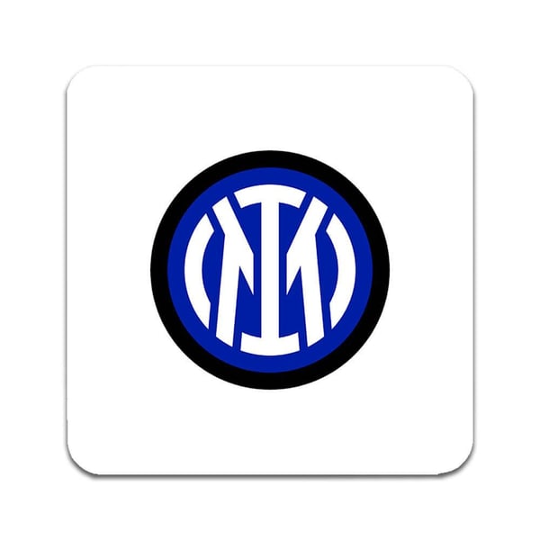 Lasinaluset (2 kpl): Inter Milan, tyylikkäät aluset uniikeilla ja eloisilla kuvioilla