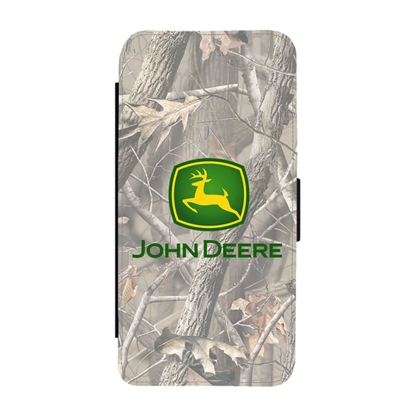 John Deere Samsung Galaxy S9, flipdeksel med unikt motiv, mobiletui med stativfunksjon