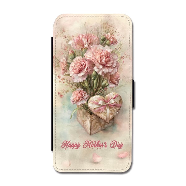 Til Samsung Galaxy S9: Happy Mother's Day, flip-cover med unikt motiv, mobilcover med standerfunktion