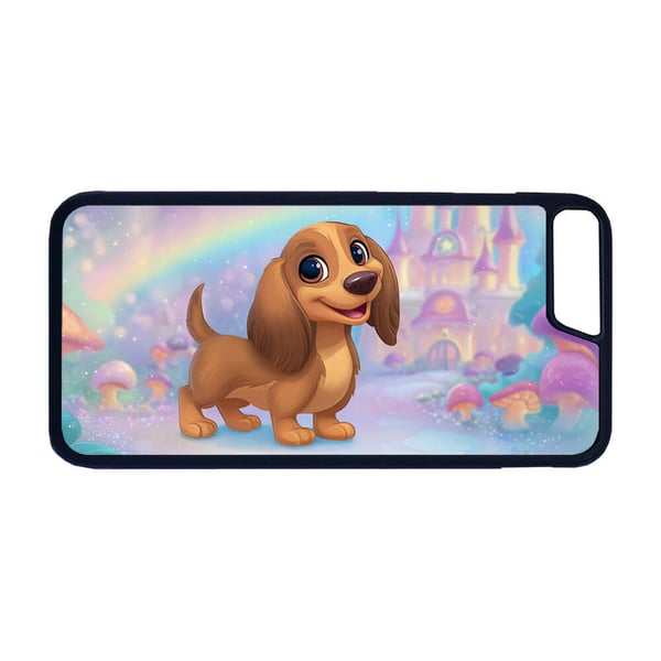 Sød Tegneserie Gravhund iPhone 7/iPhone 8 PLUS Mobilcover - Etui