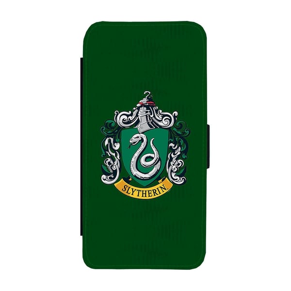 Til Samsung Galaxy S9: Harry Potter Slytherin, flip-cover med unikt motiv, mobilcover med standerfunktion