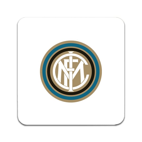 Glassunderlag (2-pakning): Inter Milan, stilrene underlag med unike og livlige motiver