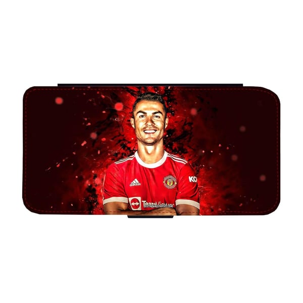 Cristiano Ronaldo 2021 Samsung Galaxy S9, flipdeksel med unikt motiv, mobiletui med stativfunksjon