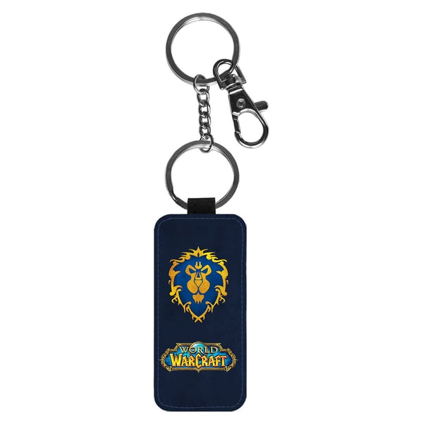 Nyckelring: WOW World of Warcraft Alliance, stilrent hängsmycke med livfull och unikt design