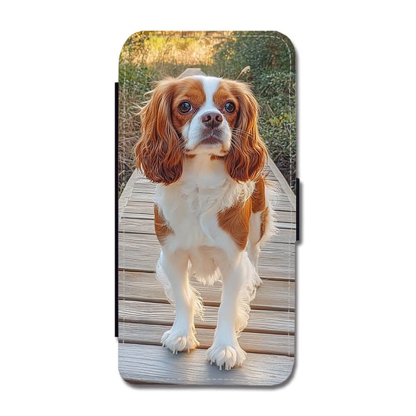 Koira Cavalier King Charles Spaniel Käännä Matkapuhelinkotelo iPhone 12/iPhone 12 Pro
