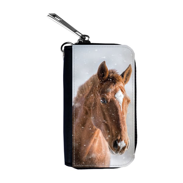 Auton avainkotelo: Brown  Horse  Pouch, suojaava kotelo eloisalla ja uniikilla kuviolla