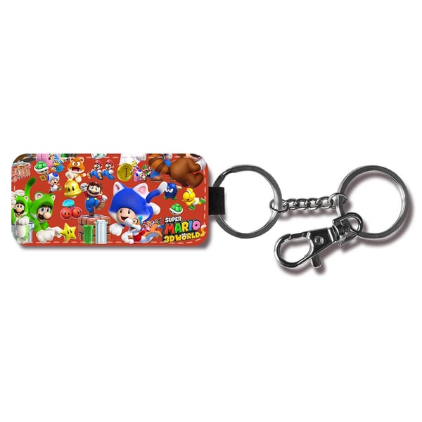 Avaimenperä: Super Mario 3D World, tyylikäs riipus, jossa on eloisa ja uniikki kuvio