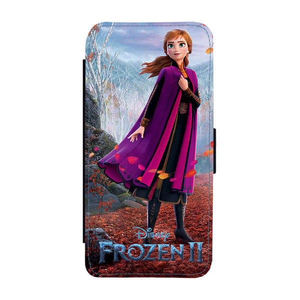 Til Samsung Galaxy S8: Frozen 2 Anna, flipdeksel med unikt motiv, mobiletui med stativfunksjon