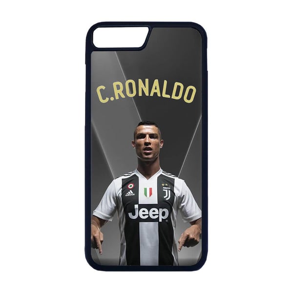 Til iPhone 7 Plus / 8 Plus: Cristiano Ronaldo, mobildeksel med unikt motiv, beskyttende cover