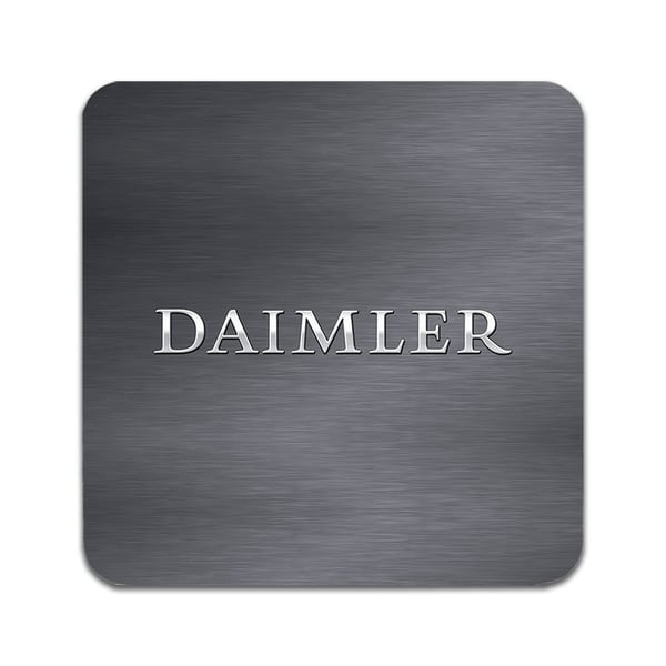 Lasinaluset (2 kpl): Daimler, tyylikkäät aluset uniikeilla ja eloisilla kuvioilla