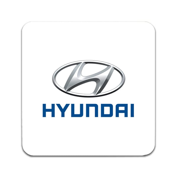 Lasinaluset (2 kpl): Hyundai, tyylikkäät aluset uniikeilla ja eloisilla kuvioilla