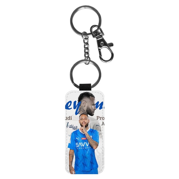 Avaimenperä: Neymar 2023 Al-Hilal, tyylikäs riipus, jossa on eloisa ja uniikki kuvio