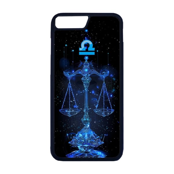 Til iPhone 7 Plus / 8 Plus: Stjernetegn Vekten, mobildeksel med unikt motiv, beskyttende cover