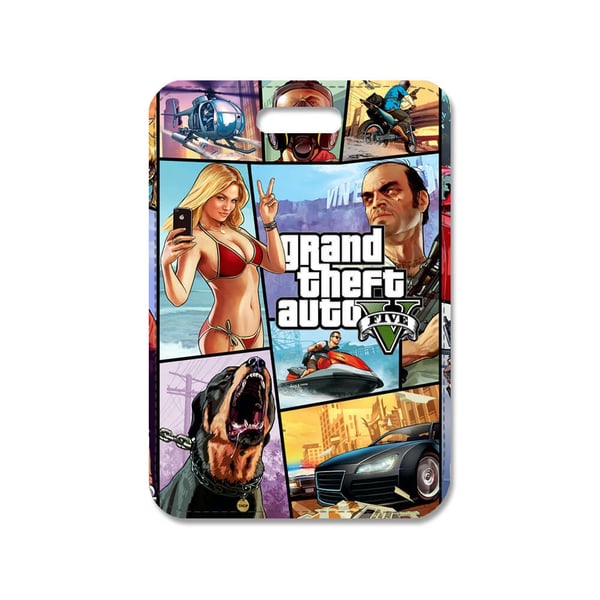 Veskeanheng: Grand Theft Auto, stilrent veskepynt med levende og unikt design, veskecharm til håndvesken eller ryggsekken