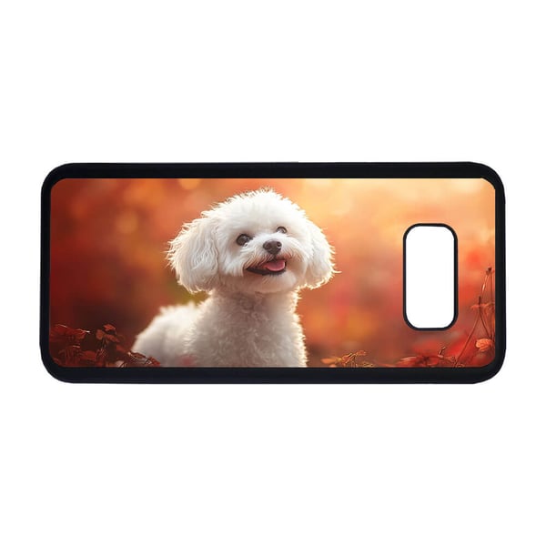 Til Samsung Galaxy S8+: Hunde Bichon Frise, mobildeksel med unikt motiv, beskyttende cover