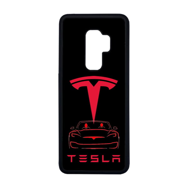 Til Samsung Galaxy S9+: Tesla, mobildeksel med unikt motiv, beskyttende cover