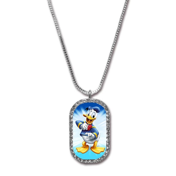 Halskjede: Disney Donald Duck, vakkert smykke med unikt motiv