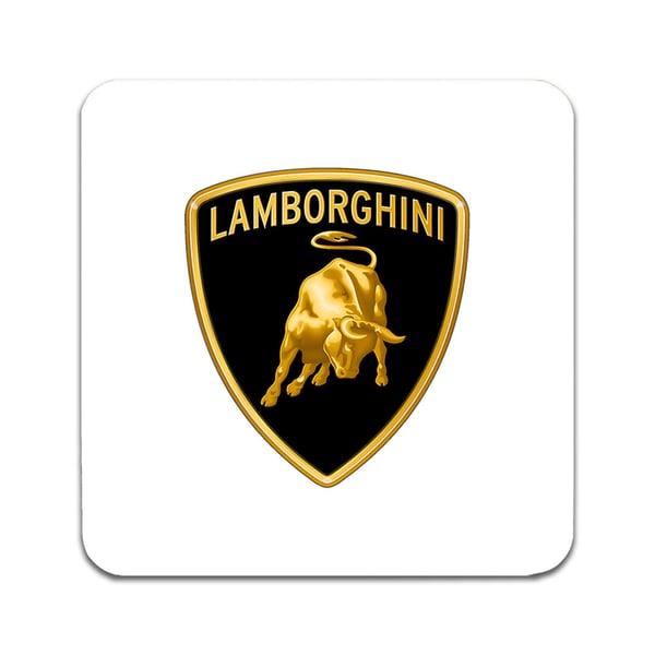 Lasinaluset (2 kpl): Lamborghini, tyylikkäät aluset uniikeilla ja eloisilla kuvioilla Lasinaluset (2 kpl): Lamborghini, tyylikkäät aluset uniikeilla ja eloisilla kuvioilla