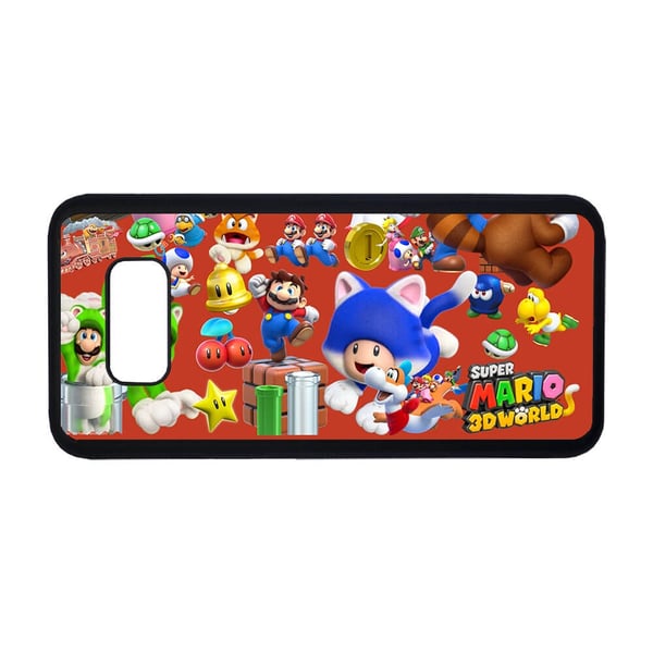 Til Samsung Galaxy S8+: Super Mario 3D World, mobildeksel med unikt motiv, beskyttende cover