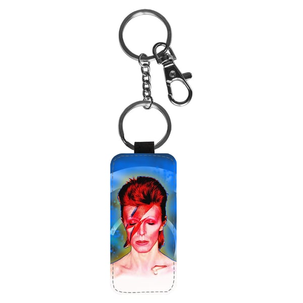 Avaimenperä: David Bowie, tyylikäs riipus, jossa on eloisa ja uniikki kuvio