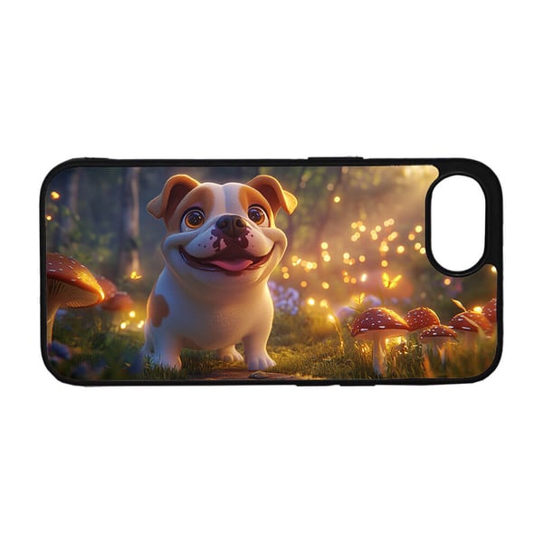 Søt Tegneserie Engelsk Bulldog iPhone SE 5G Mobiltelefon Deksel