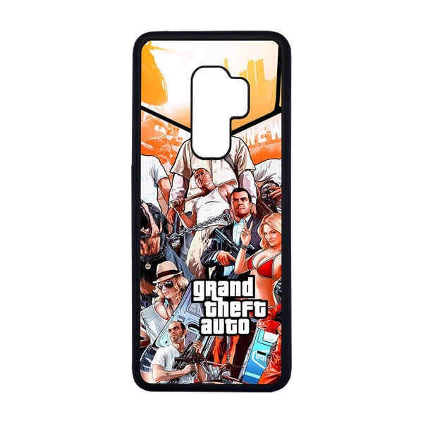 Til Samsung Galaxy S9+: Grand Theft Auto, mobildeksel med unikt motiv, beskyttende cover