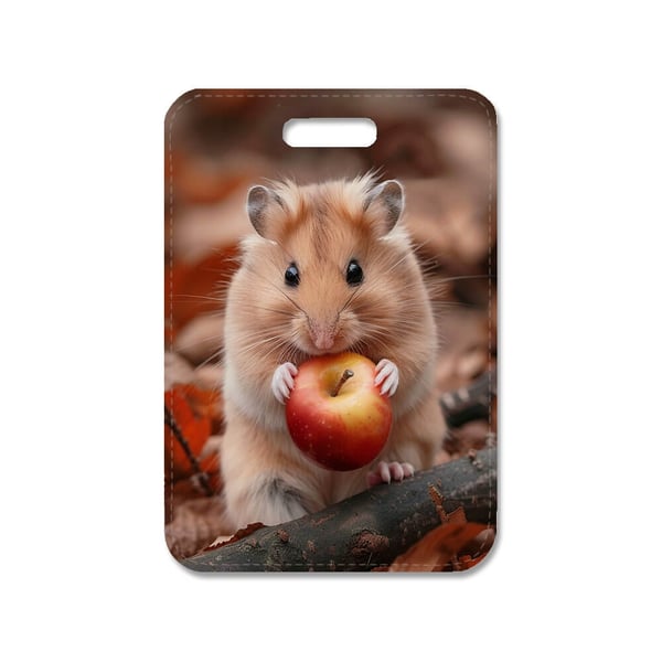 Taskevedhæng: Dyr Hamster, stilrent taskepynt med levende og unikt design, perfekt til håndtasken eller rygsækken