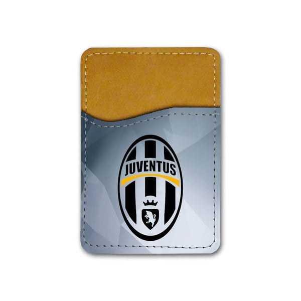 Selvklebende kortholder til mobil (Universell): Juventus, kortlomme med levende og unikt design til telefonen