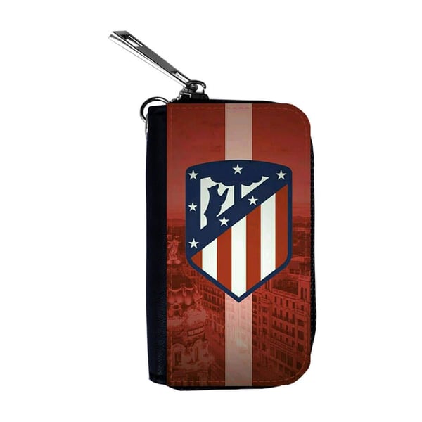 Bilnyckelfodral: Atletico Madrid 2017 Logo, skyddande fodral med livfull och unikt design