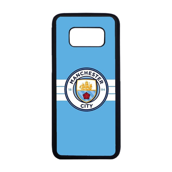 Samsung Galaxy S8 -malliin: Football Manchester City, suojakuori uniikilla kuviolla, kestävä kännykänkuori