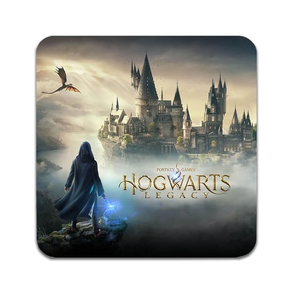 Glassunderlag (2-pakning): Hogwarts Legacy, stilrene underlag med unike og livlige motiver