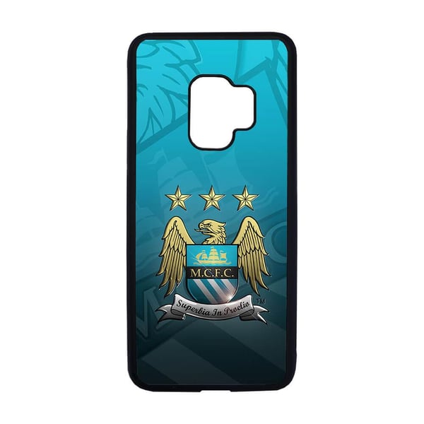 Til Samsung Galaxy S9: Manchester City, mobildeksel med unikt motiv, beskyttende cover