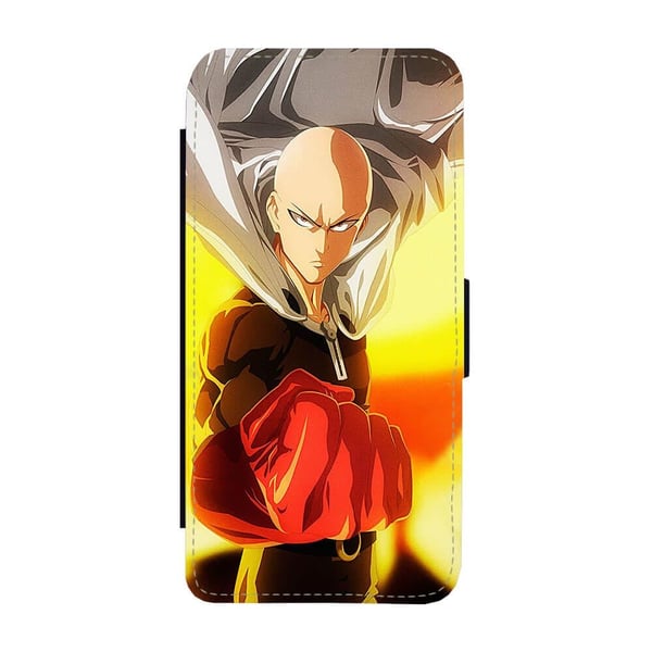 Manga One Punch Man Saitama, flipdeksel med unikt motiv, mobiletui med stativfunksjon Til Samsung Galaxy S9