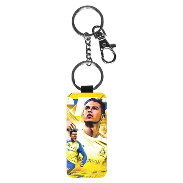 Nøglering: Cristiano Ronaldo 2023 Al-Nassr, stilrent vedhæng med  levende og unikt design