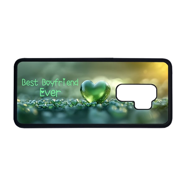 Til Samsung Galaxy S9+: Best Boyfriend Ever, mobildeksel med unikt motiv, beskyttende cover
