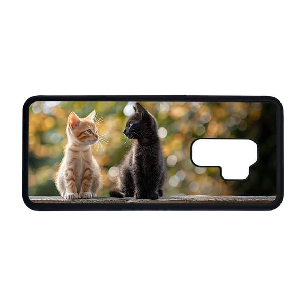 Til Samsung Galaxy S9+: Søde Killinger, mobilcover med unikt motiv, beskyttende cover