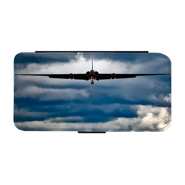 Til Samsung Galaxy S9: Lockheed U-2 Dragon Lady Spy Plane, flipdeksel med unikt motiv, mobiletui med stativfunksjon